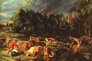 RUBENS, Pieter Pauwel, Landscape with Cows